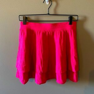 NWT Minnie Rose Pink Layered Mini Skirt